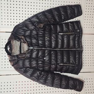 Andrew Marc Lightweight Premium Down Size Large Puffer Jacket Black